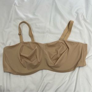 Cacique Unlined Multi-way Strapless Bra with Removable Straps 46DD